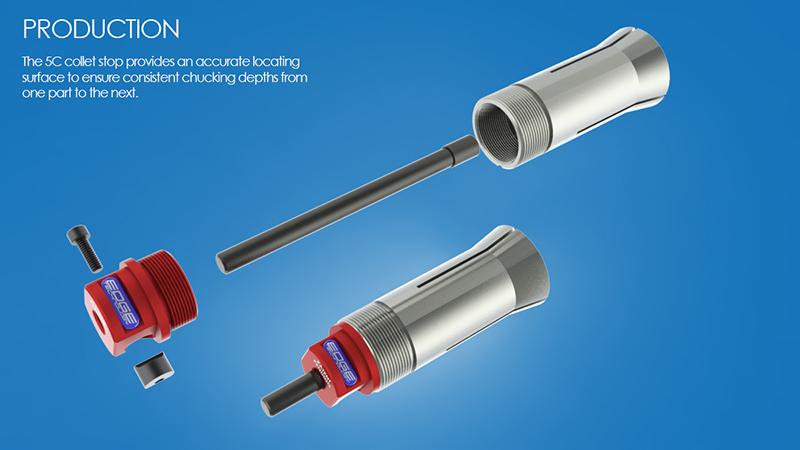 5C Collet Stop by Edge Technology #45
