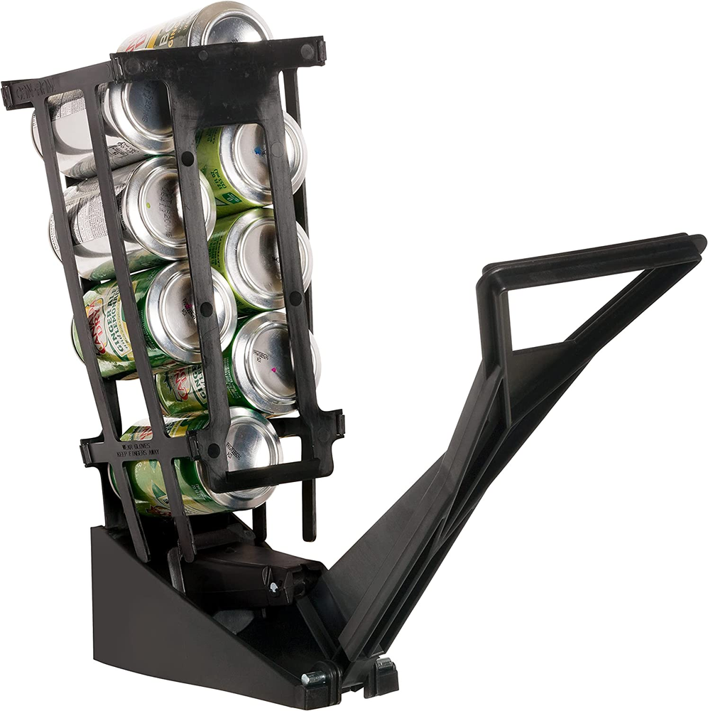 Aluminum Can Crusher DIAL M-92 Can Ram - Holds 10 Cans Automatically Ejection