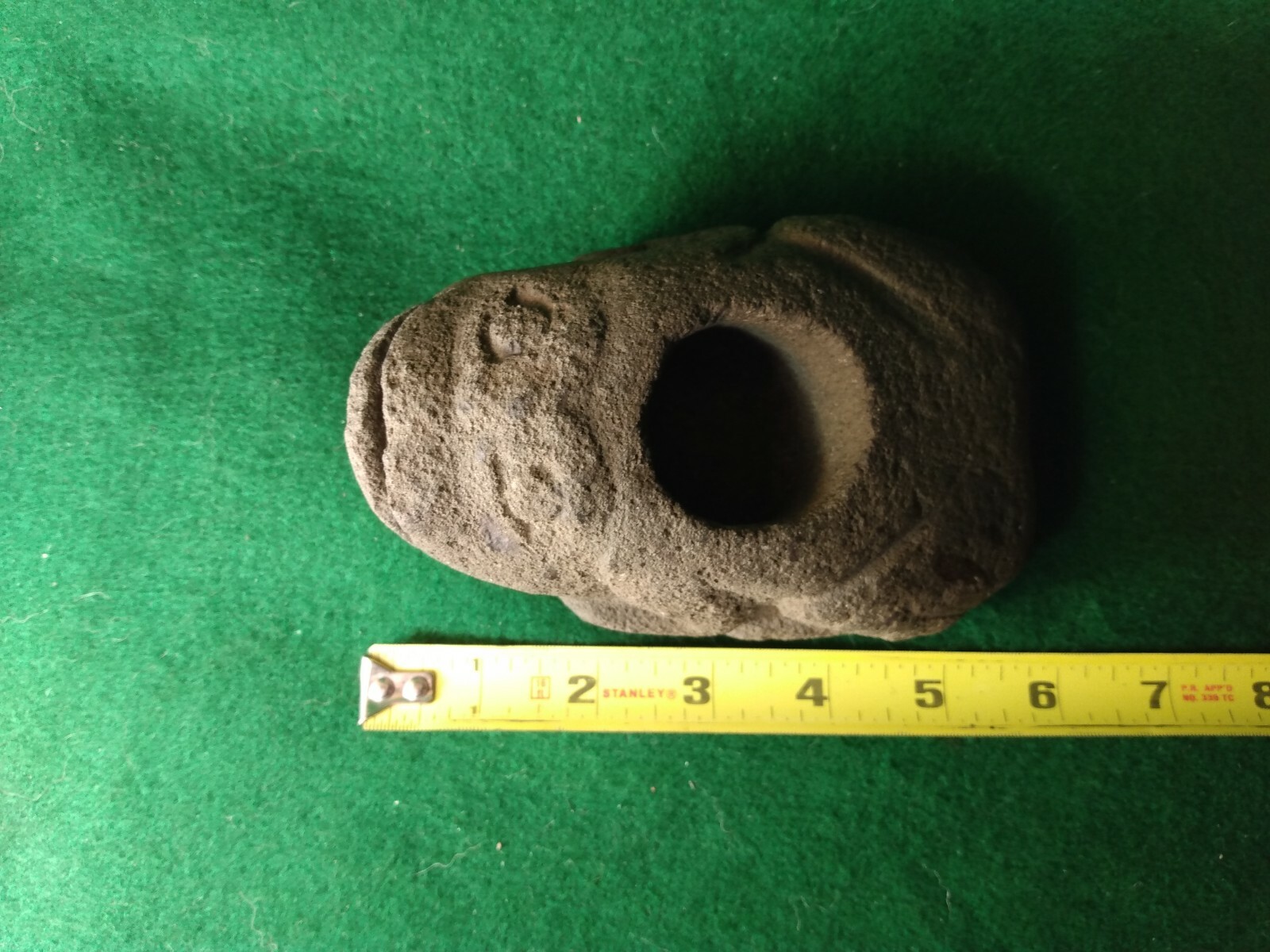 Tlingit Northwest Coast Stone Frog Form Tobacco Mortar