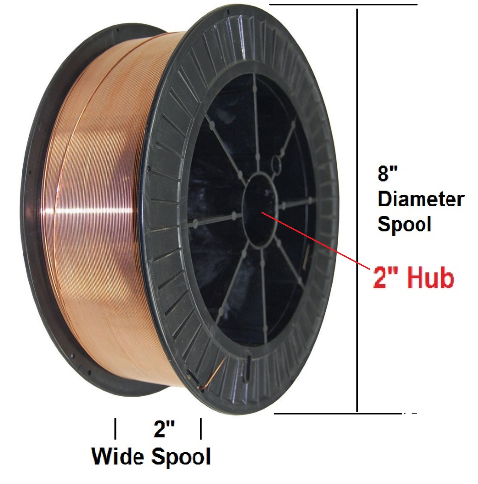 MIG Welding Wire ER70S-6 Carbon Steel 11 Ibs .030" 1 Roll 70S6 11 Ibs Each Roll
