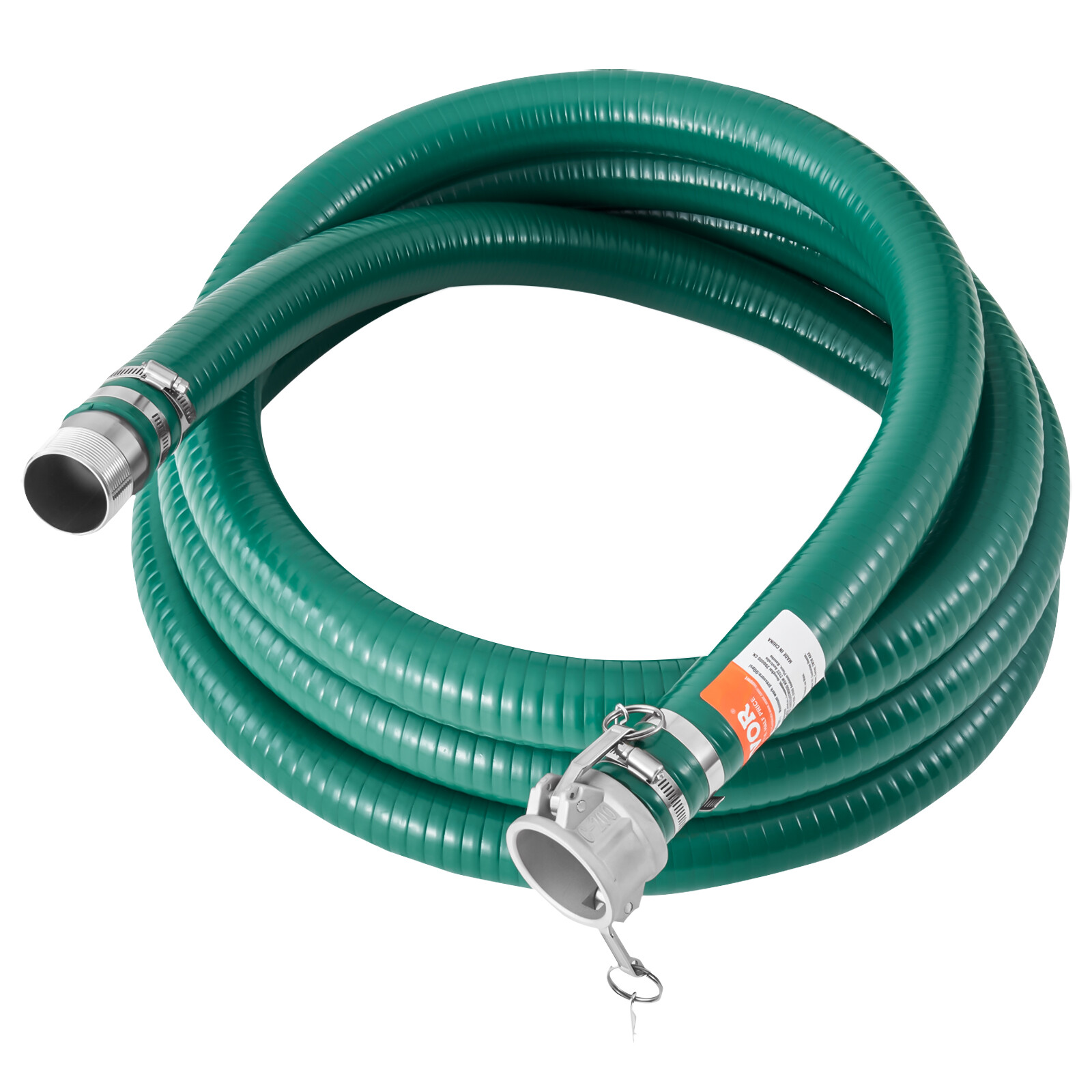 Suction Hose Kit for Water Pump 2 in x 20 ft Green/65 ft Blue Hoses