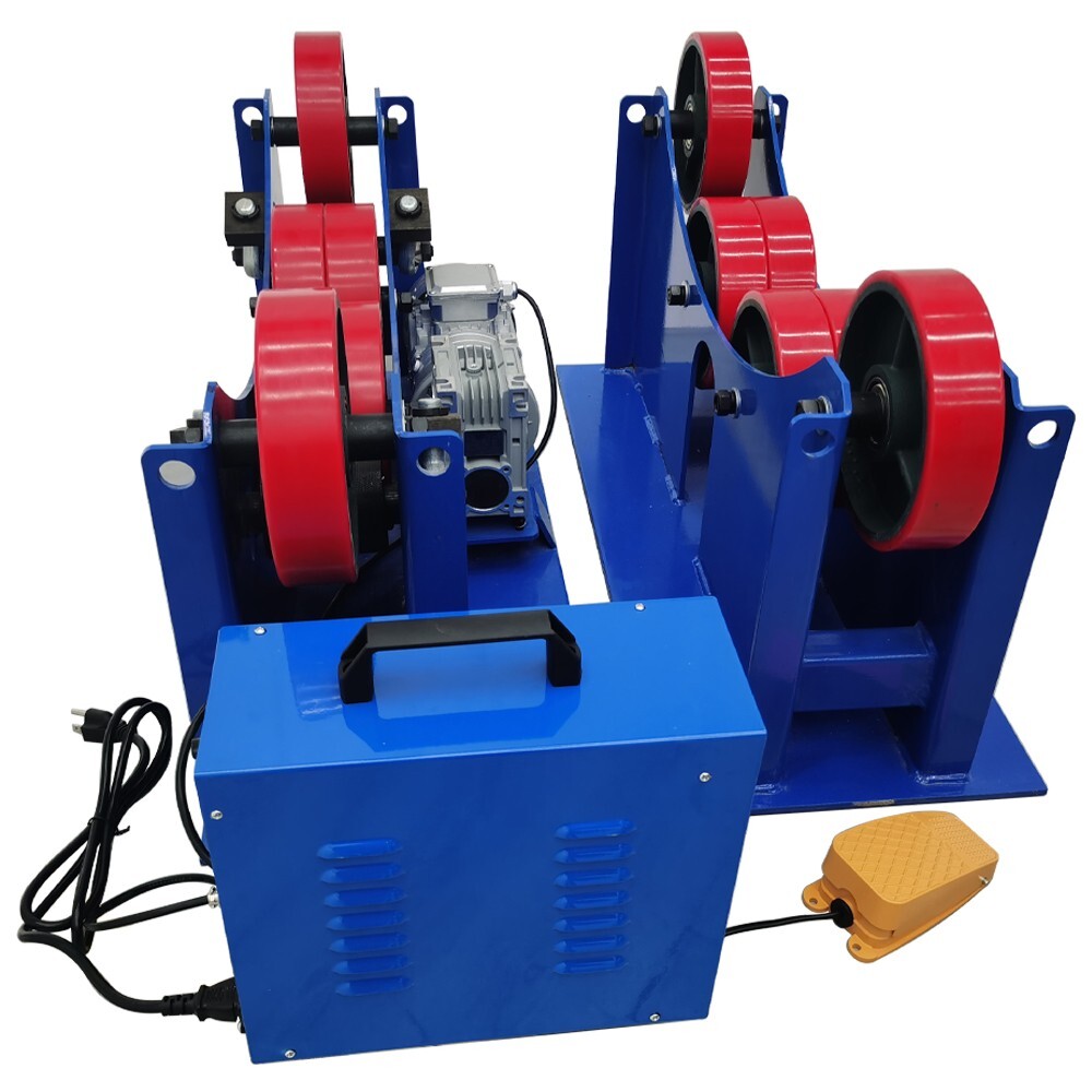 3Ton Welding Turning Roller 4 Wheels Digital Control Pannel Welding Positioner
