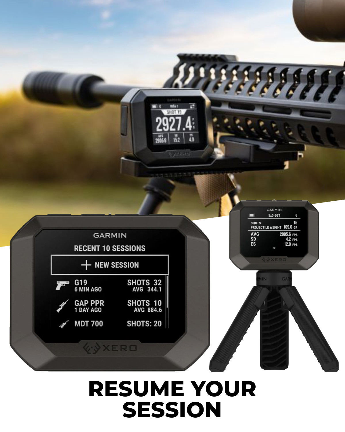 Garmin Xero C2 Compact Reliable Chronograph 010-03953-00