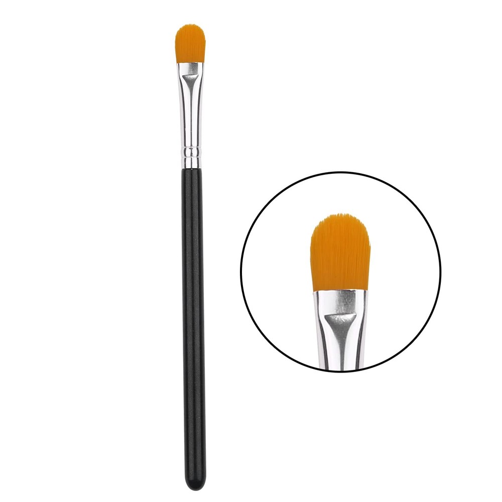 Flat Round Eyebrow Concealer Brush for Flawless Makeup Application