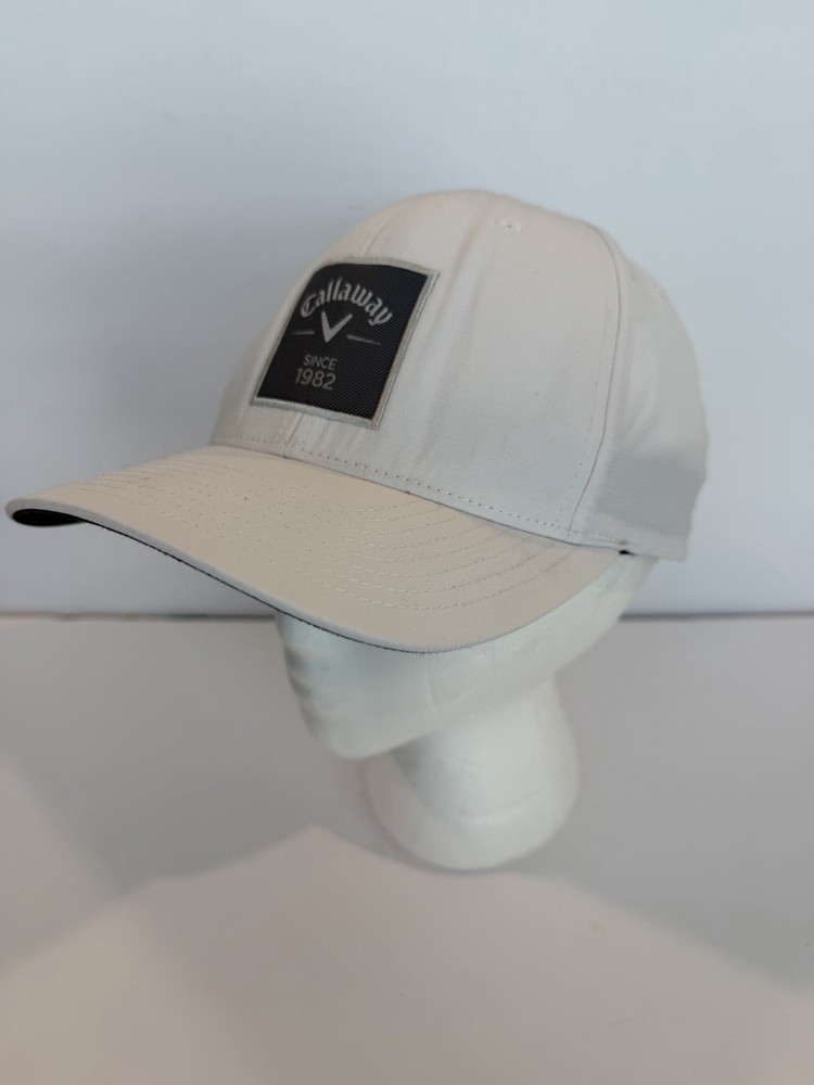 Callaway Baseball Hat Cap White  Flexfit SnapBack
