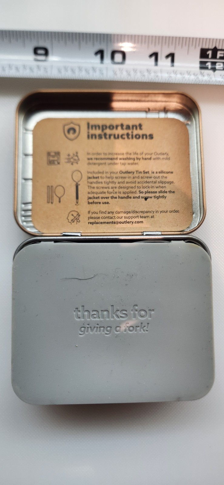 Outlery Portable Travel Cutlery Set Spoon Fork Knife Reusable Camping...