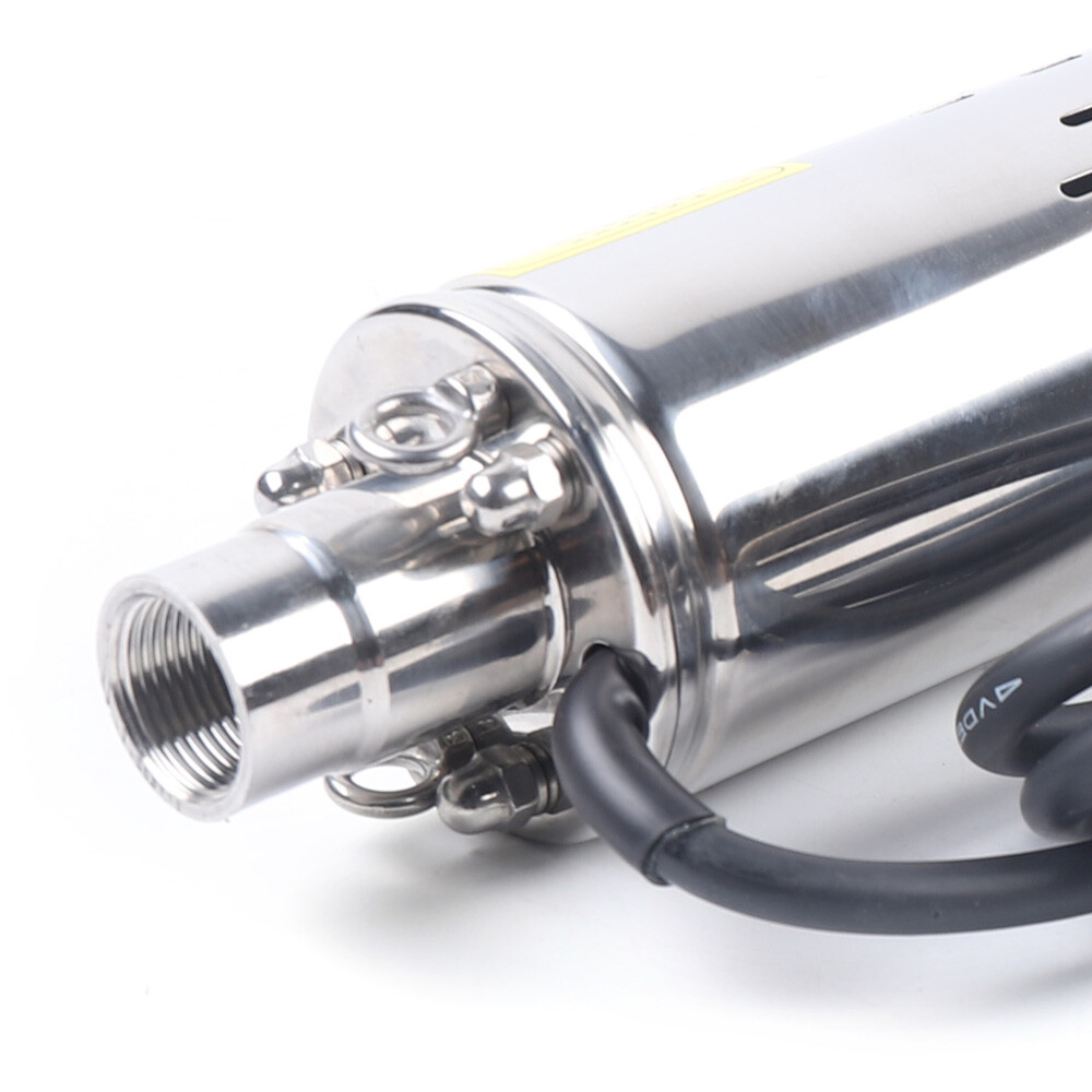 3in 24V DC Deep Well Solar Water Pump Submersible Max Head 100m/ 328ft+MPPT 270W