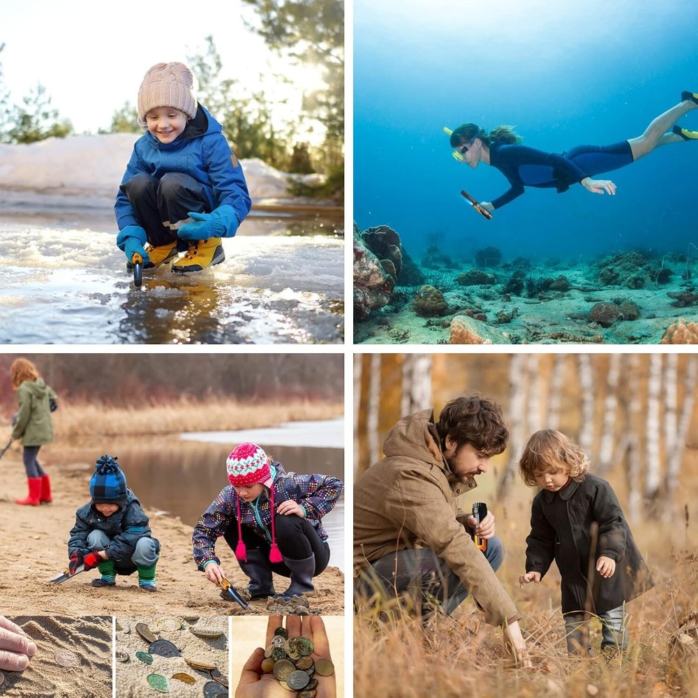 Metal Detector Pinpointer, Professional Waterproof Handheld Pin Pointer Wand, 3