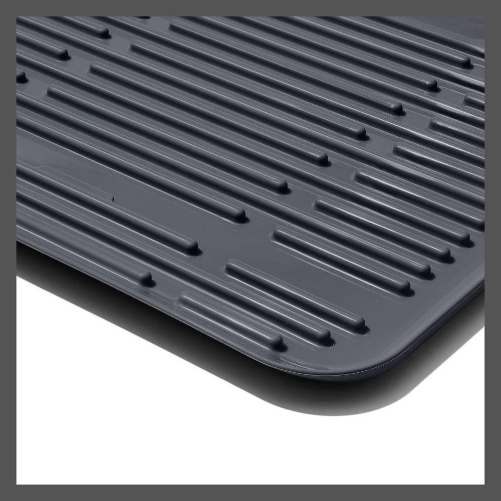 OXO Aluminum Dish Rack Foldable Compact Folding Freestanding Rustproof