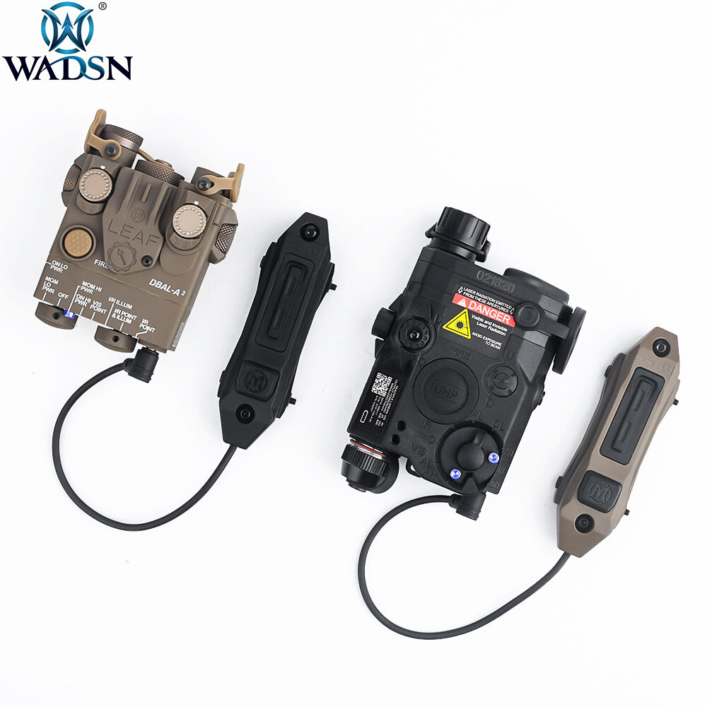 WADSN Tactical Augmented Pressure Double Switch Button For PEQ15 DBAL-A2 Laser