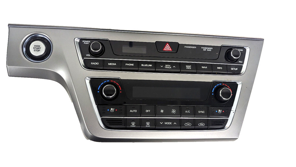 15 16 17 Hyundai Sonata Navigation Control Panel Climate Control