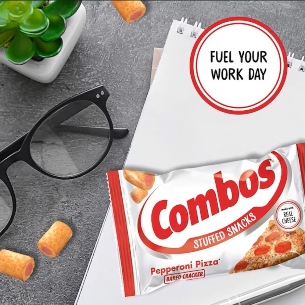 Combos Pepperoni Pizza Cracker, 18 Count (COOKIE&CRACKER - SNACK SIZE)