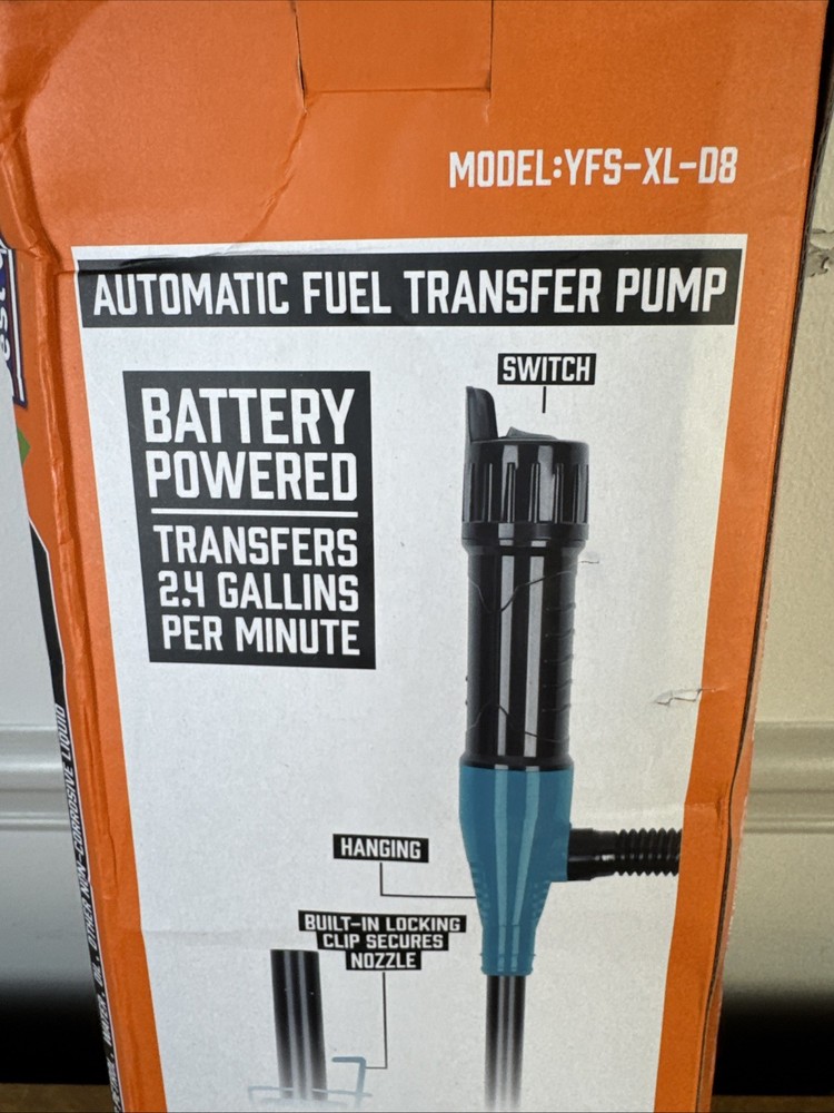 Professional Tools Automatic Fuel Transfer Pump/ New Open Box