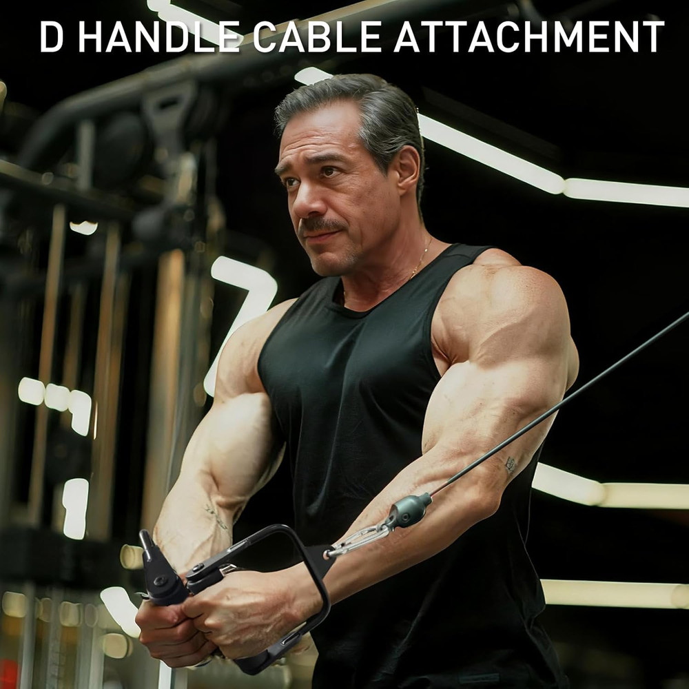 Arm Wrestling Handles, Thick Armwresting Training Equipment LAT Pulldown Attachm