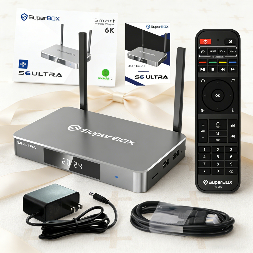 Original SuperBox S6 Ultra | 24/7 Tech Help | Dependable Same Day Shipping