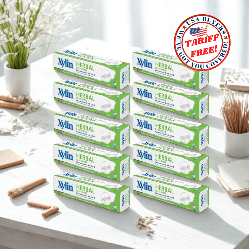 10 x COSWAY Xylin Herbal Plus Toothpaste ( 100g )