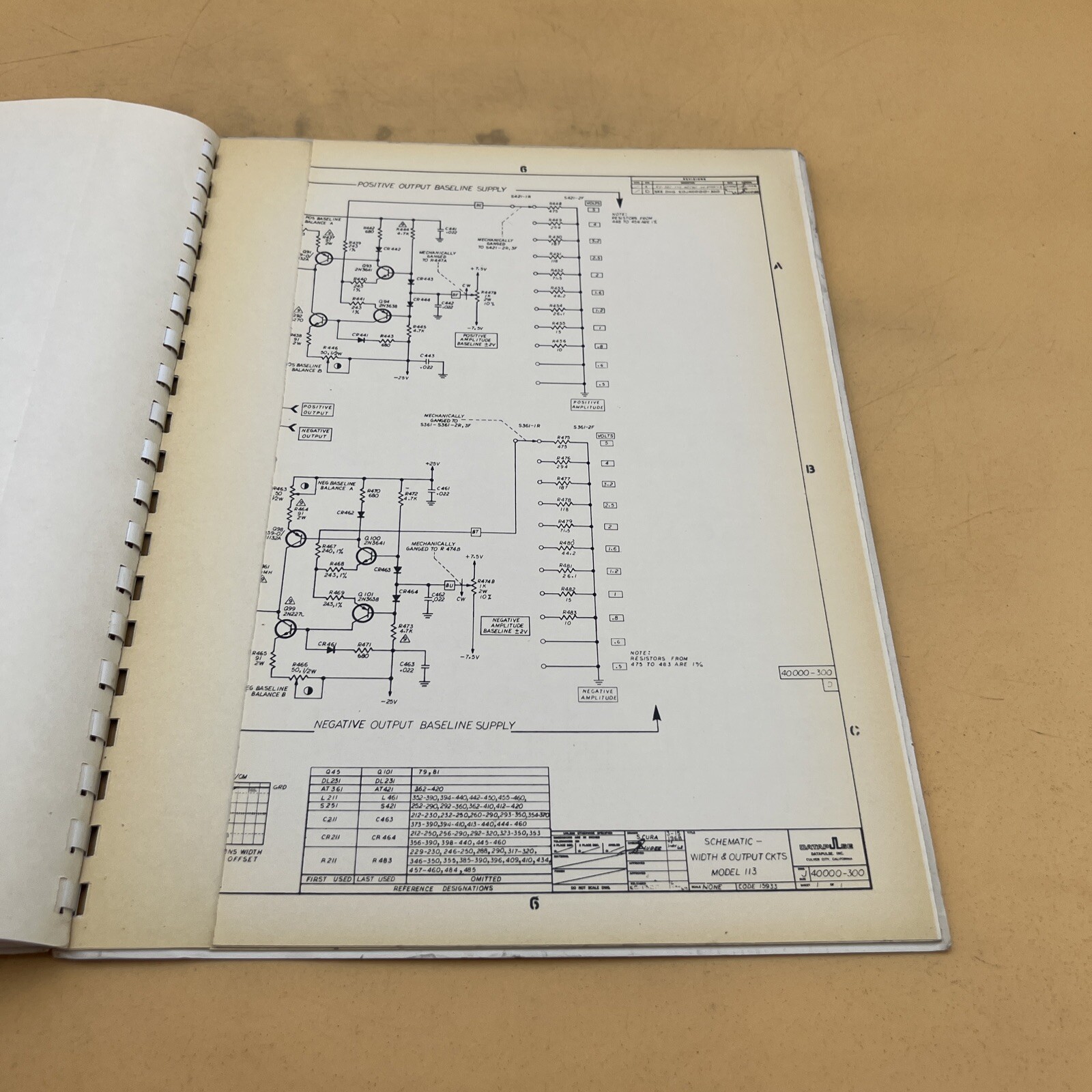 Datapulse Model 113 Pulse Generator Operation and Maintenance Manual Preliminary