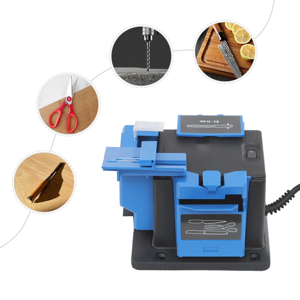 3-13mm Electric Knife Sharpener Scissor Drill Chisel Sharpening Grinder Machine
