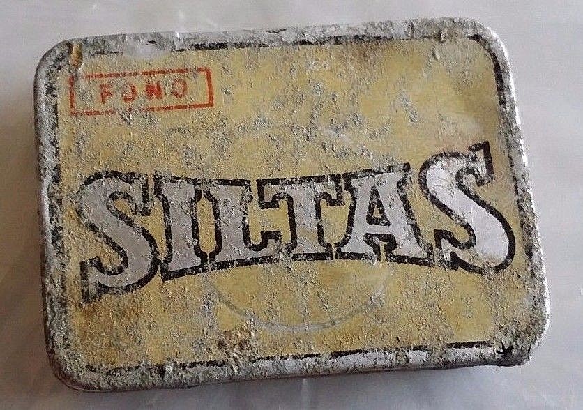 PG236 - Gramophone needles SILTAS PHONO gramophone pin box EMPTY 11/16