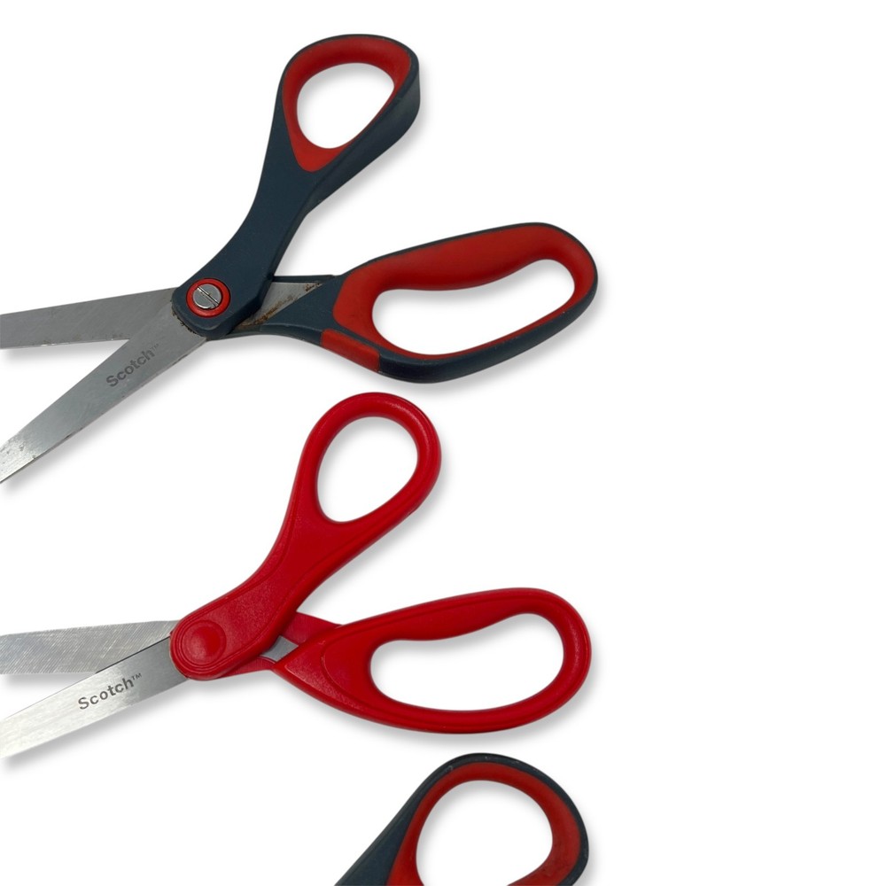 Scotch Multi-Purpose Scissors Set 8 Inch and Precision 4-Piece Mixed