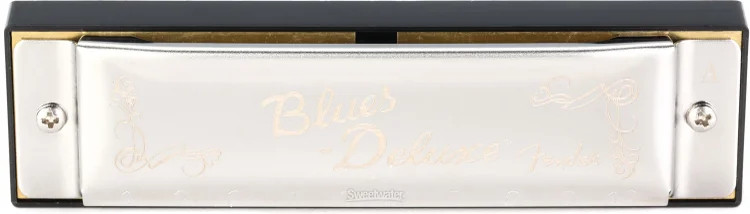 Fender Blues Deluxe Harmonica 3-pack with Case