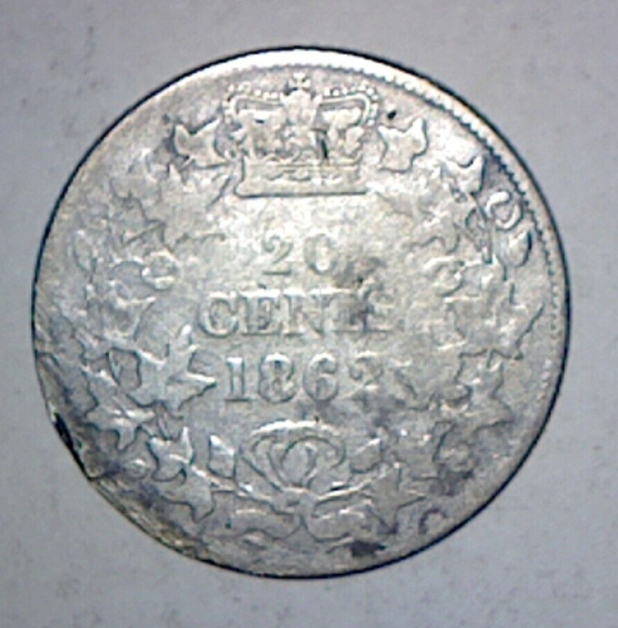 NEW BRUNSWICK 1862 20c