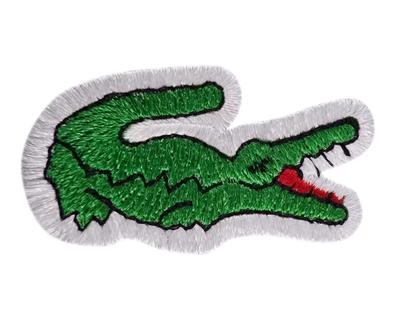 Lacoste Alligator Patches | Embroidered Logo – Iron/Sew On | 2-Pack