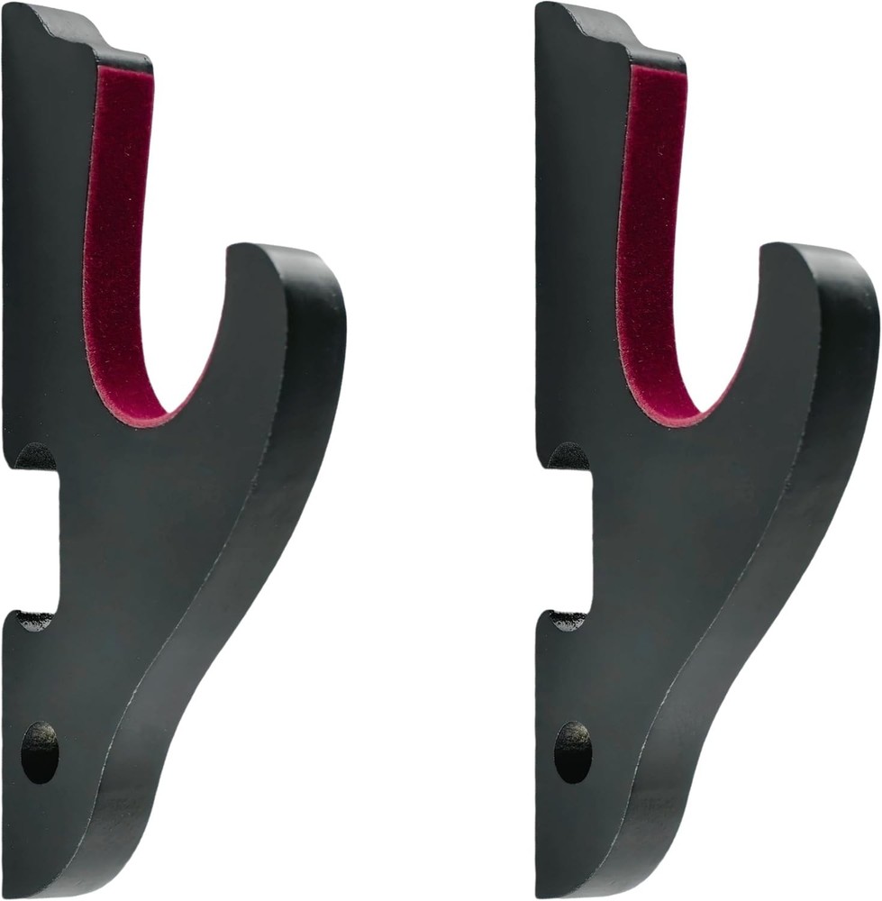 2/Set Sword Hook Wall Mount Samurai Sword Hanger Display Holder Adjustable fo...