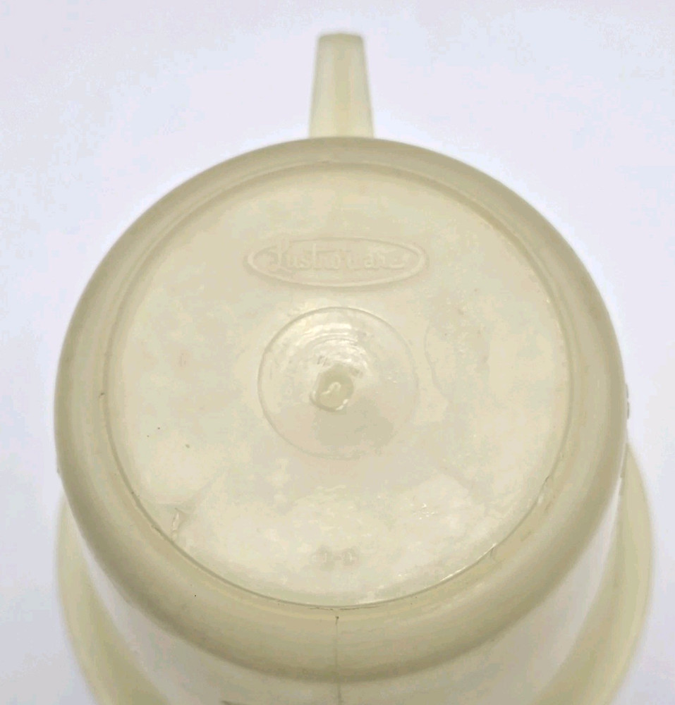 Vintage Lustro Ware 2 pc Plastic Measuring Cup Mix Pour Set 1 & 2 cups 8 & 16 Oz