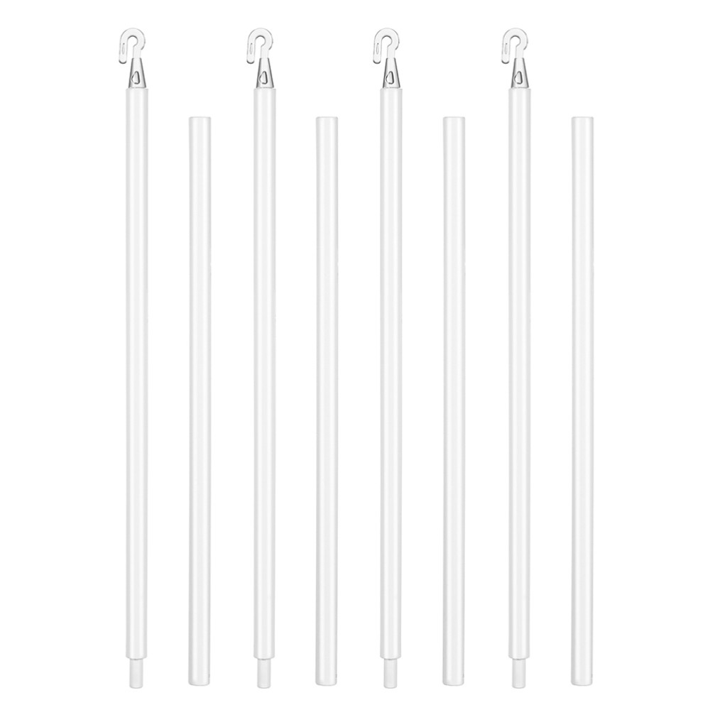 4 Sets Window Blind Tilt Wand Vertical Rod with Hook Replacement