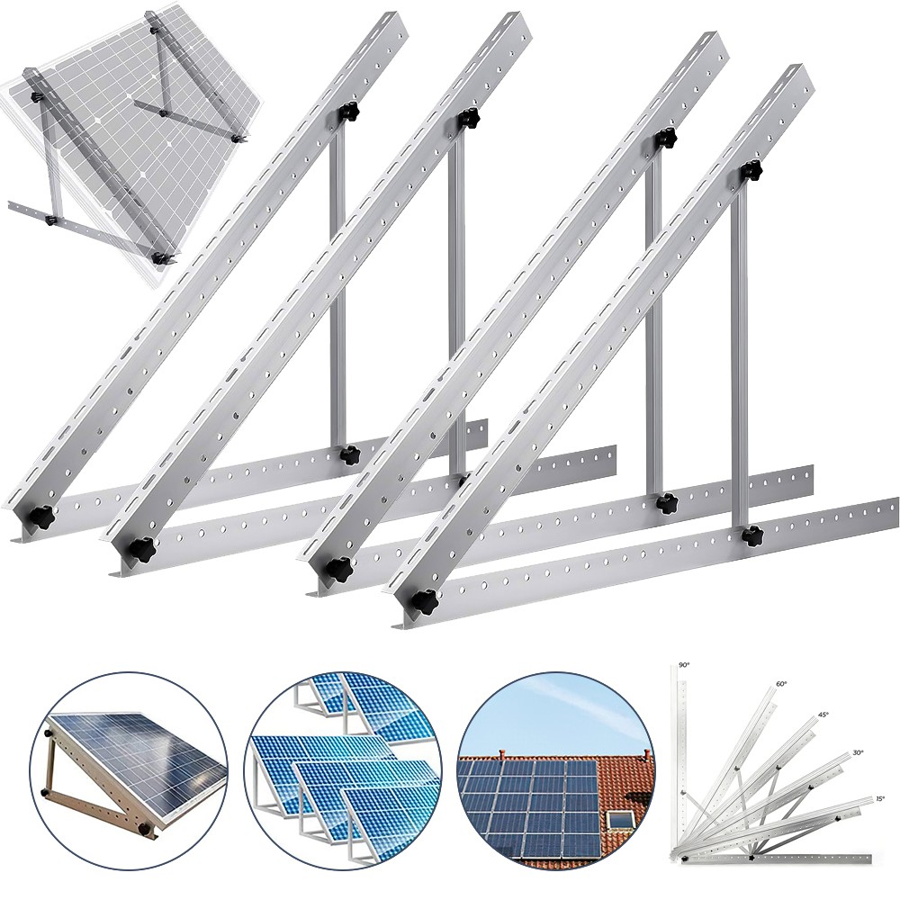 Adjustable Angle Solar Panel Mounting Frame Brackets For Shed Boat Ground Mount