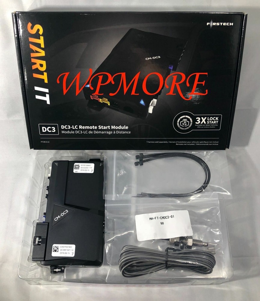Firstech FT DC3 LC REMOTE START IT Controller + iDatalink ADS THR GM12 T Harness