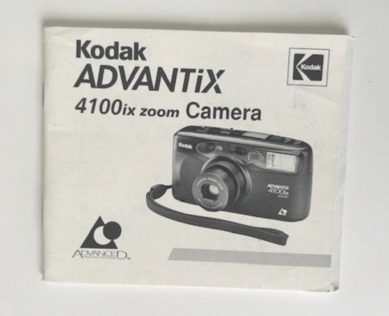 Kodak Advantix 4100ix Zoom Camera Instruction Manual multi-language