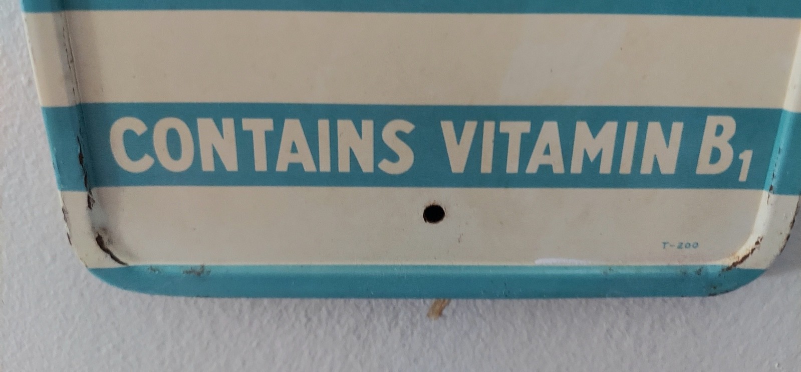 Original B1 Lemon Lime Tin Advertising Thermometer