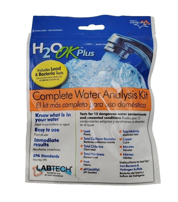 LabTech H2O OK Plus Complete Water Analysis Testing Kit 0150 LT5015 New