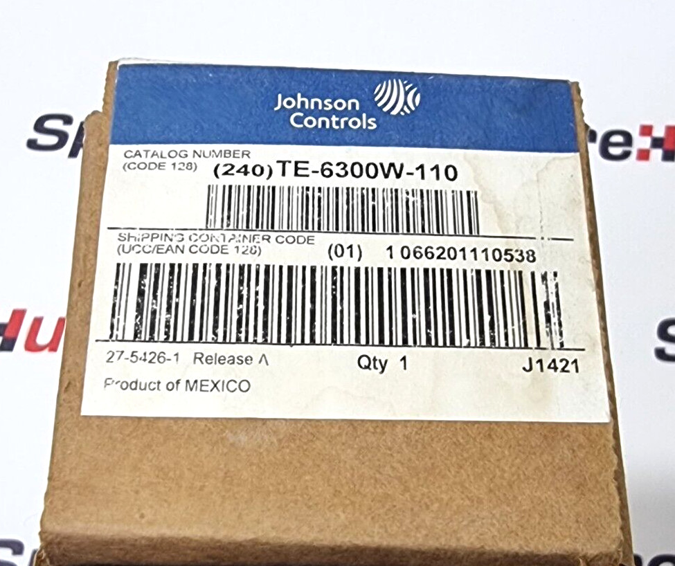 JOHNSON CONTROLS TE-6300W-110 Thermowell Assembly