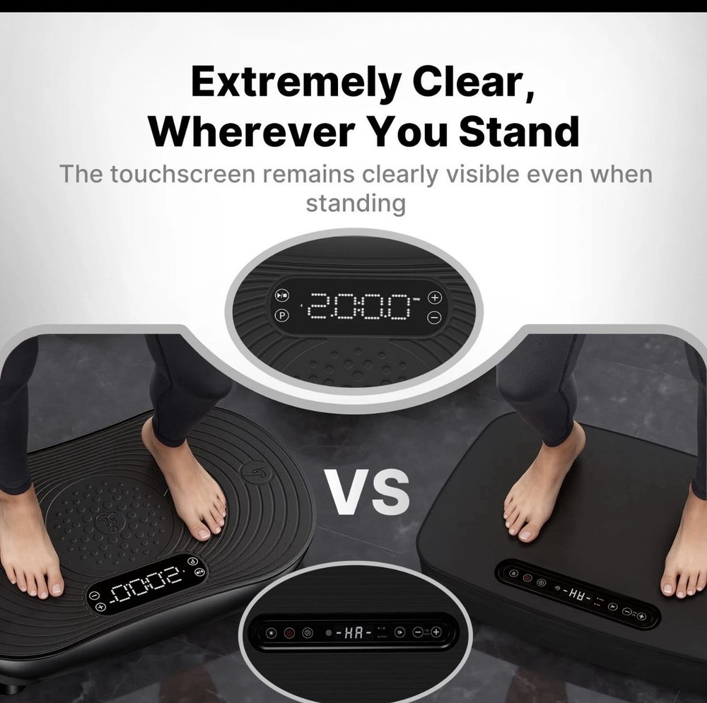 MERACH Vibration Plate Exercise Machine, Vibrating Platform for Black MODEL 2533
