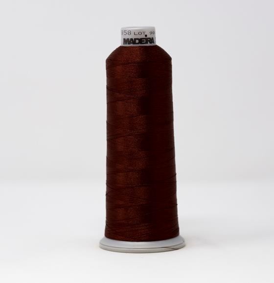 Madeira Polyneon #40 5500yd Thread Cone 1858 Chestnut