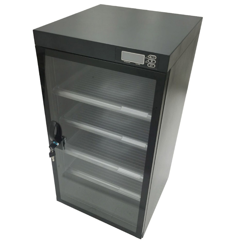 100L Full Automatic Digital Camera Dehumidify Storage Lens Camera Dry Cabinet