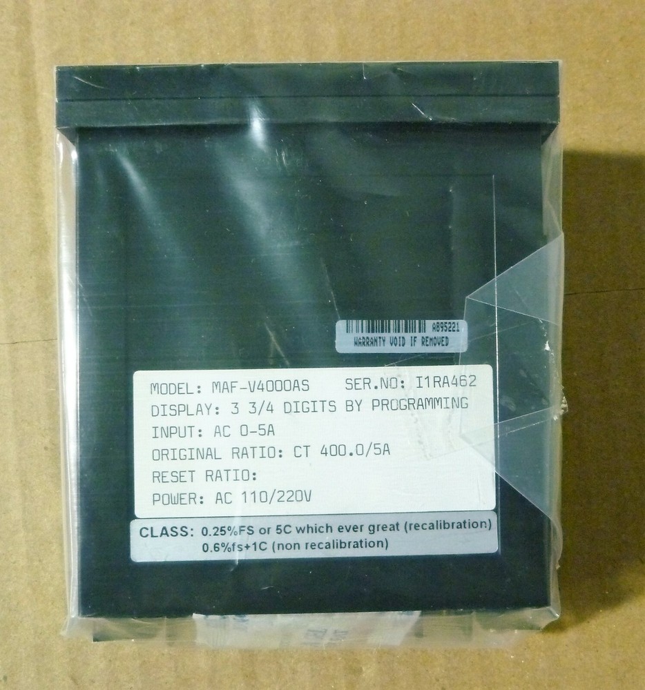 EXTECH MAF-V4000AS PROGRAMMABLE CURRENT METER