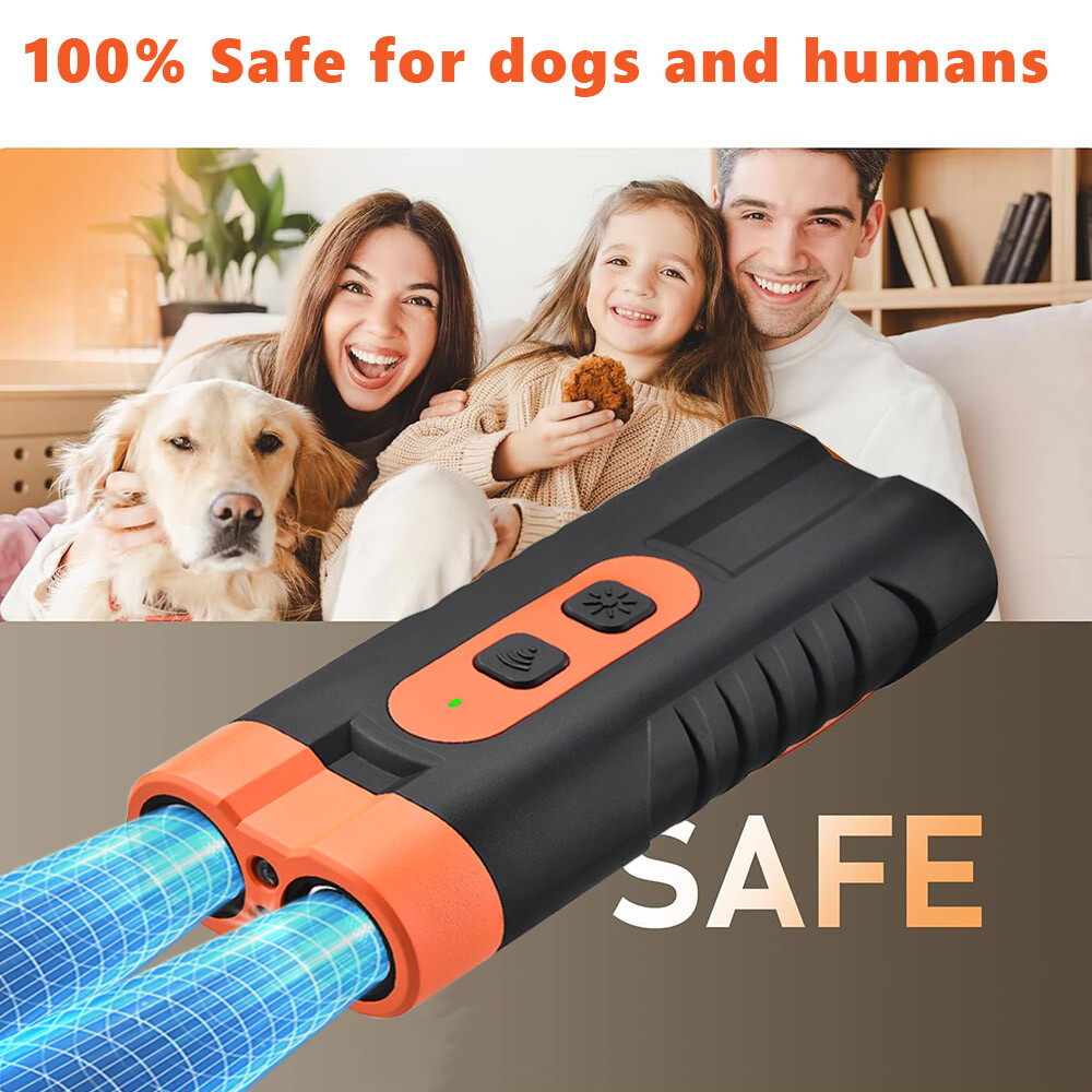 Dog Barking Deterrent Device Portable Ultrasonic Bark Control Repeller Silencer