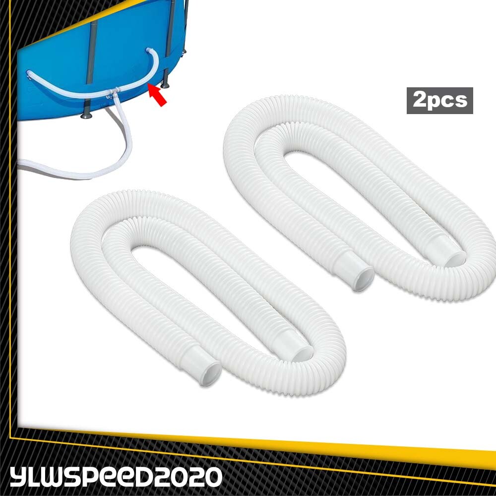 For Intex 1.25" Diameter Accessory Pool Pump Replacement Hose - 59" Long 2PCS
