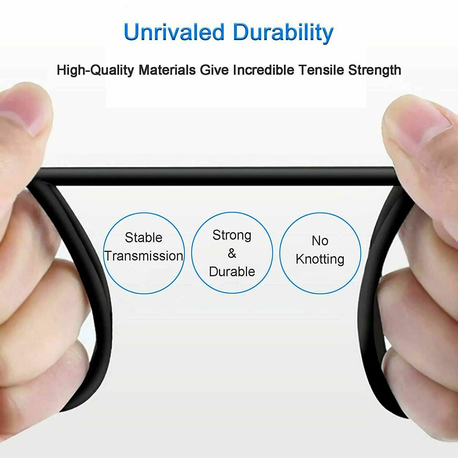 IPhone 7 8 X XR 11 12 13 Pro Max 8 Pin to 3.5mm AUX Audio Car Adapter Cord lot