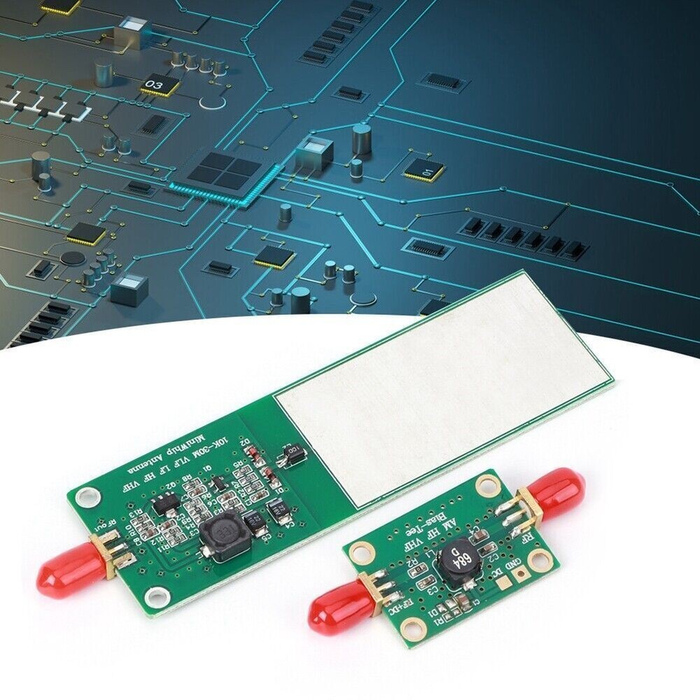 2Pcs Mini‑Whip Active Antenna RTL‑SDR Short Radio Receiver Electronic