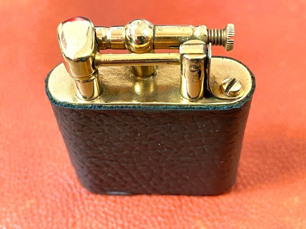 Working Dunhill Oil lighter Black Gold unique without box