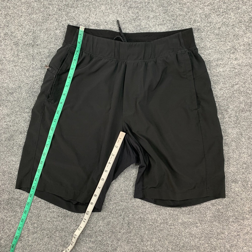 Lululemon Active Short Men M Medium Elastic Drawstring Waist Workout Lined *READ