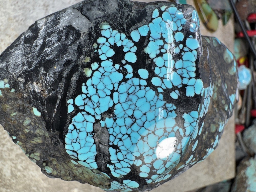 Excellent hubei Cloud mountain turquoise beautiful color and pattern
