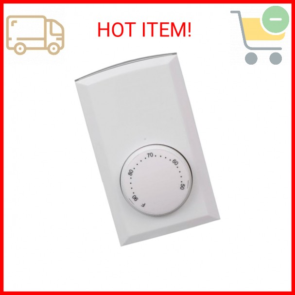 Cadet Wall Mount Heating Dial Single Pole Thermostat