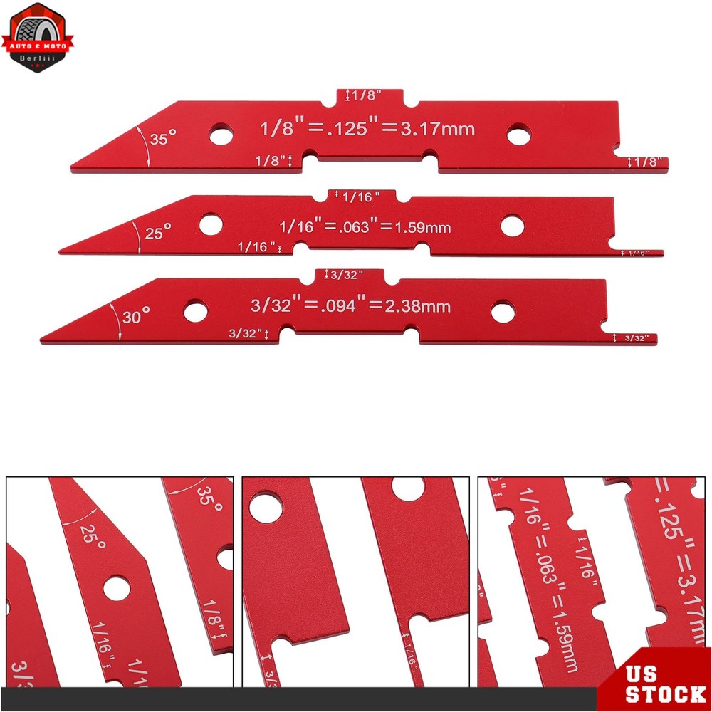 Height Gauge Router Table Setup Bars 14PCS Precision Aluminum Setup Blocks