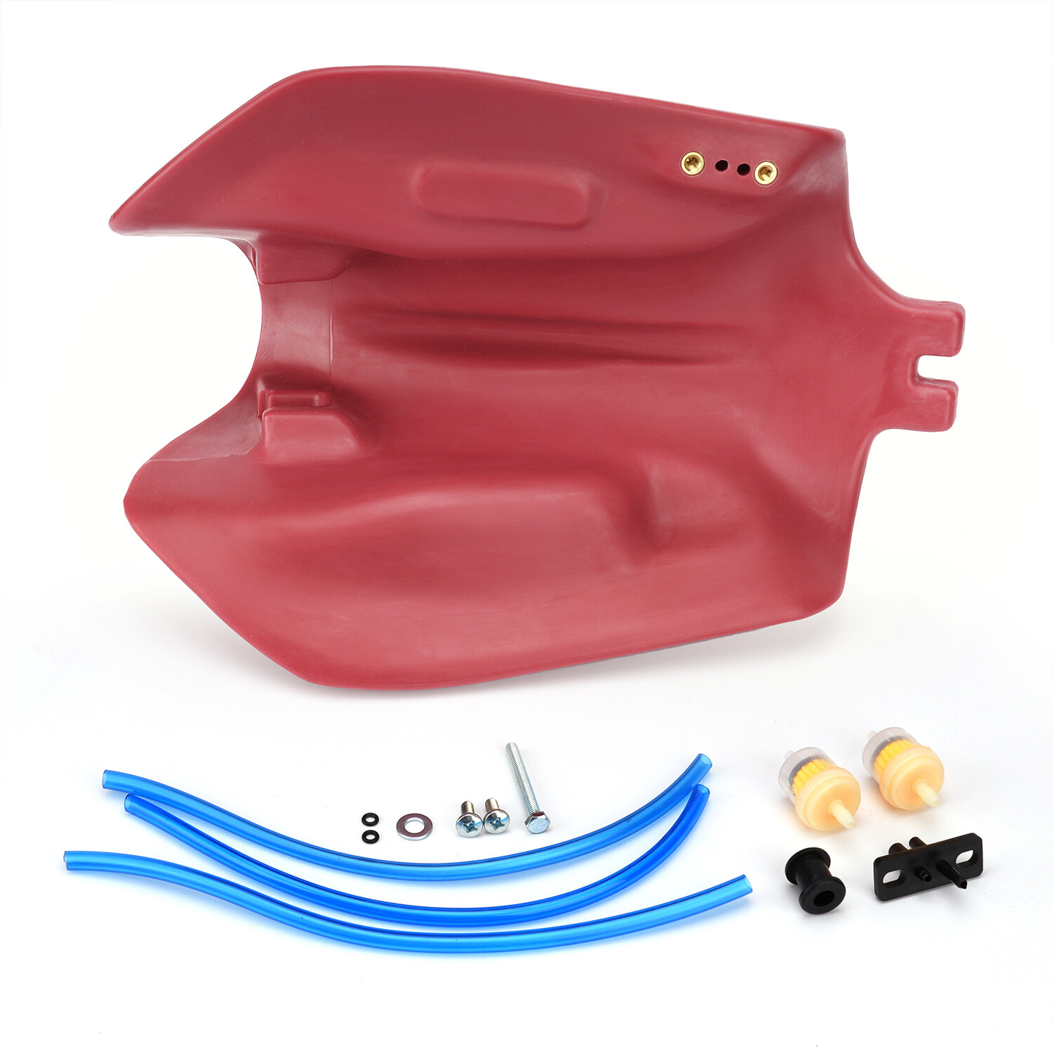 Fuel Tank Gas Tank for 1985-1986 Honda TRX125 Fourtrax 125 Plastic Red